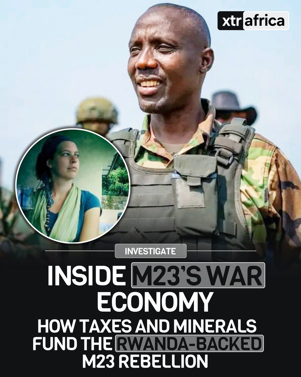 xtr_africa's tweet photo. DRC: A new investigation by @Patricia_Huon and a Congolese researcher examines how M23/AFC raises revenue through taxation and Congolese minerals, while tracing conflict-linked trade from eastern DRC through Rwanda.

Read More: https://t.co/mbaQVDnYSn

This article is based principally on an investigation by Patricia Huon and a Congolese researcher, published by The New Humanitarian on September 14, 2026: “How Rwanda-backed M23 rebels finance their war in DR Congo.”