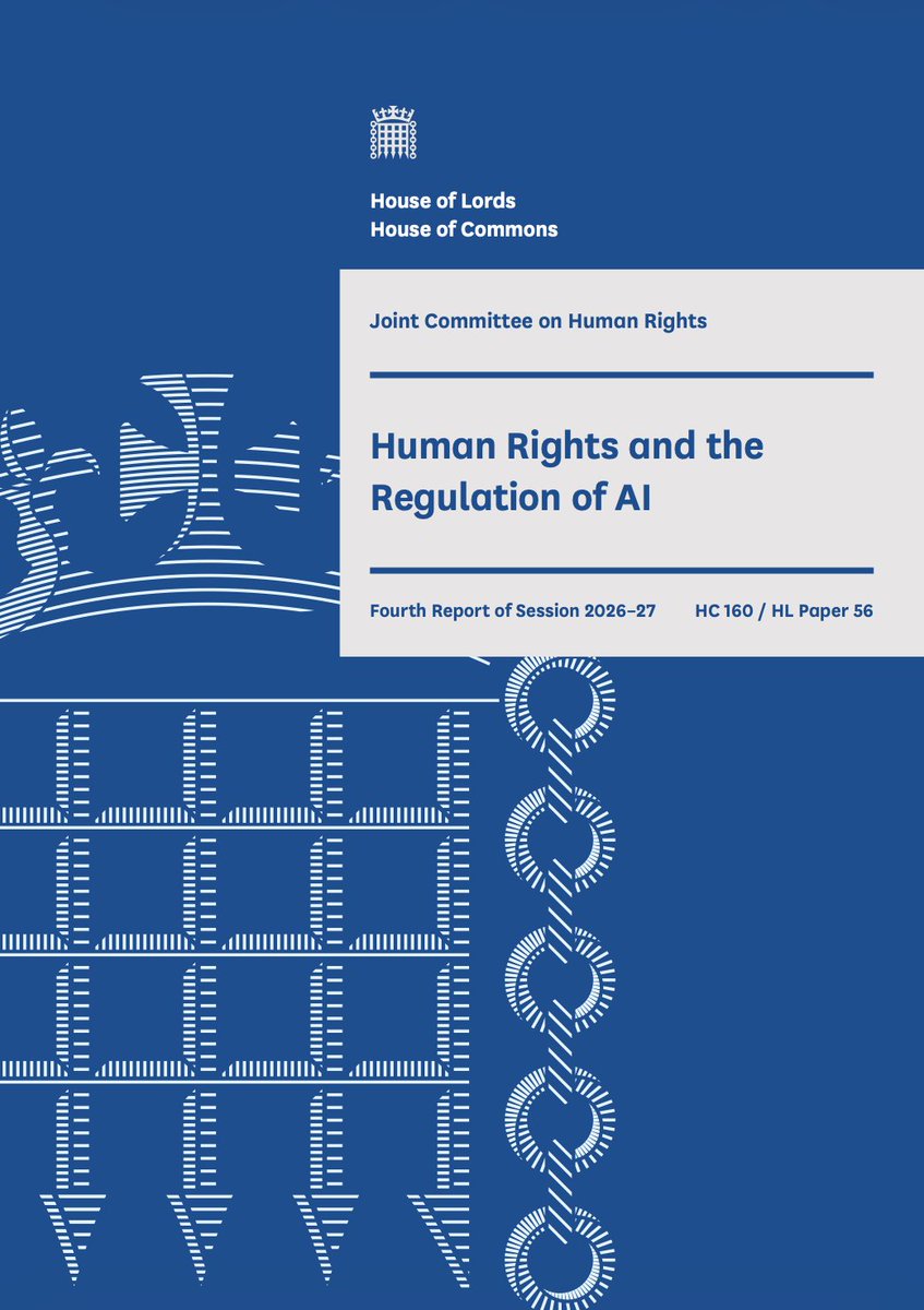 LuizaJarovsky's tweet photo. 🚨 The UK has just published this 100-page report on human rights and AI regulation.

Bookmark it below. https://t.co/xhUccdfEL1