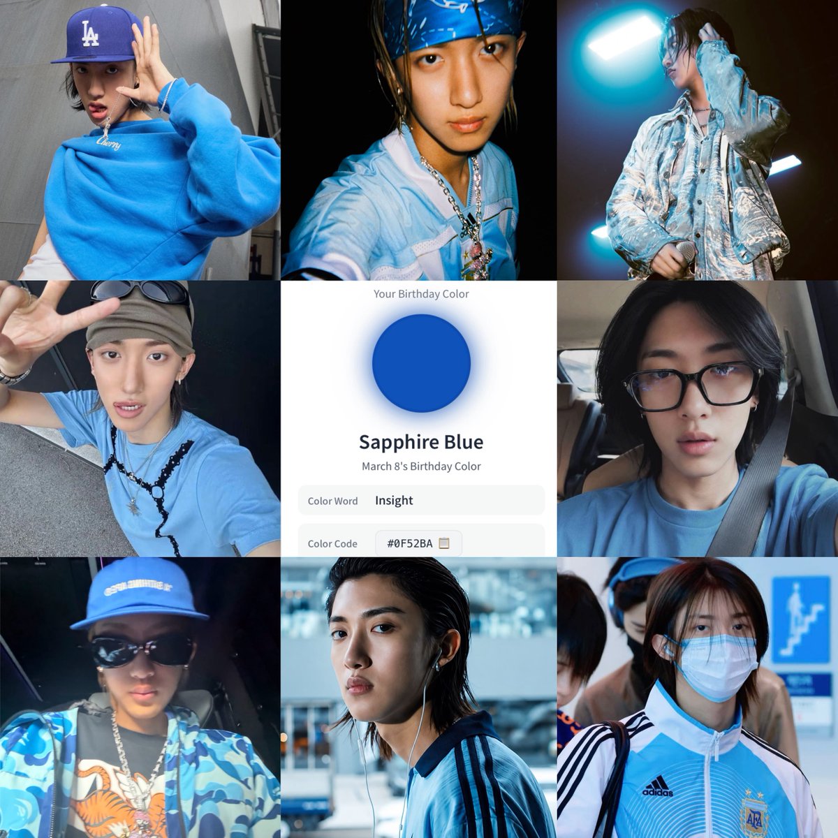 wooj4sho's tweet photo. Jung Woojin as Sapphire Blue #0F52BA 

#WOOJIN #우진 https://t.co/fPB11wMHtj