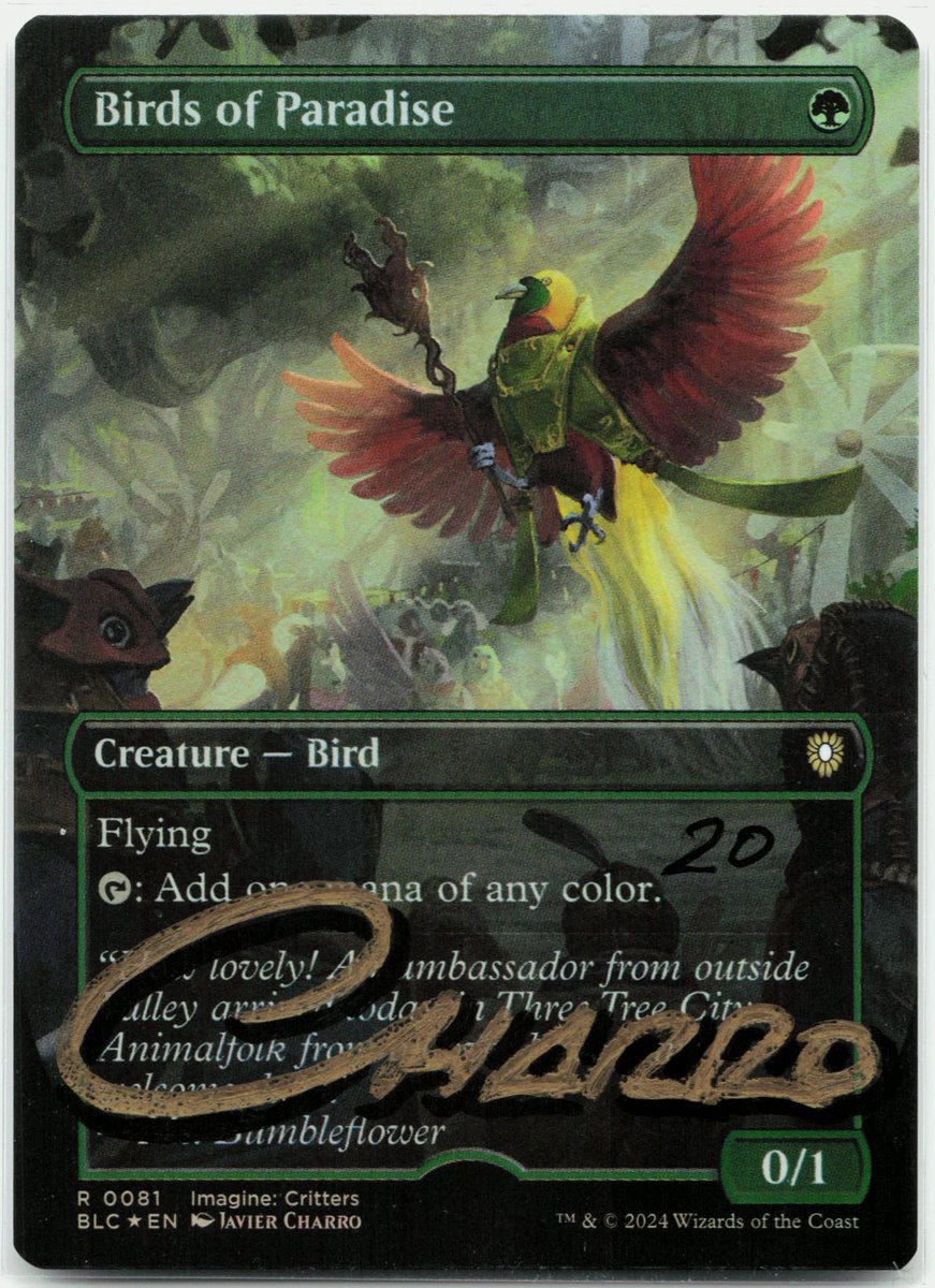 CriticalEDH's tweet photo. Birds of Paradise from @ErdJoshua21757’s Tayam Deck
Art by @Javier_CHARRO https://t.co/vjUXcayGWH