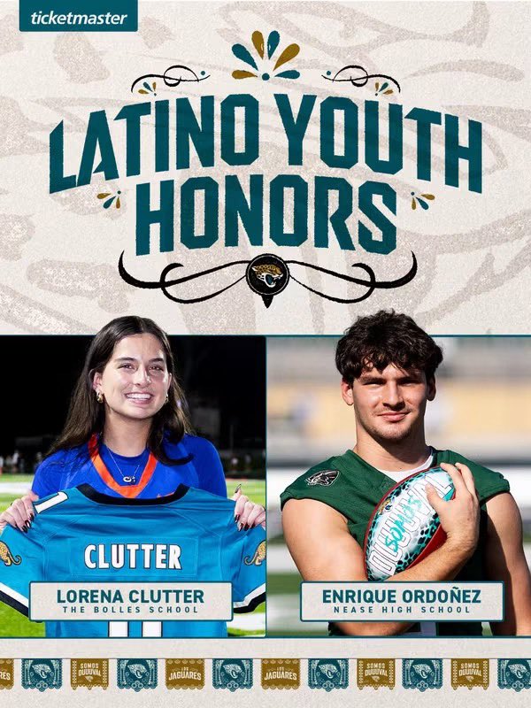 Adriel_Rocha's tweet photo. I’m proud that we, as an organization, continue to go above and beyond for our @Jaguars Latino Youth Honorees.
These young leaders deserve more than a moment. They deserve to feel seen, celebrated, and valued.
That’s the standard we’re continuing to build.
#SOMOSDUUUVAL https://t.co/Rv3Oe35OJZ