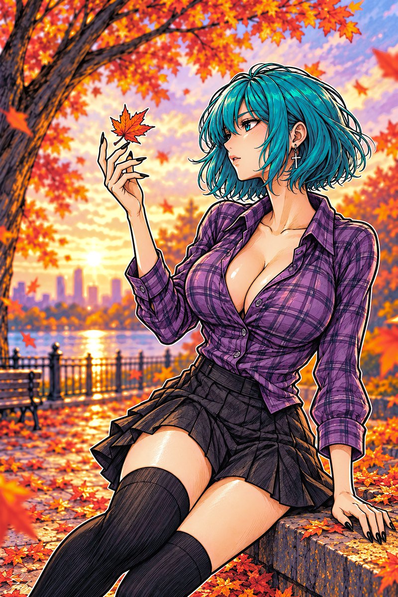 Artmancer404's tweet photo. "Signs of Autumn"
.
Summer is gone now, 
Giving way to Pumpkin Spice 
And Golden Fall Leaves.
.
Happy #TezosTuesday!
@objktcom link below! https://t.co/eZ8Z61eD6P