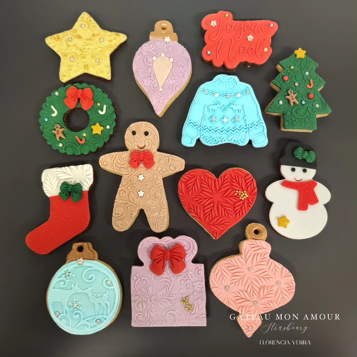 LuettaFuelt8w's tweet photo. Christmas cookies have arrived at Gâteau Mon Amour, each one individually decorated by hand! Enjoy them throughout December. Choose your favorite designs to create a tasting box, or buy them individually. Perfect as year-end gifts for colleagues https://t.co/XEEJfAcYPQ