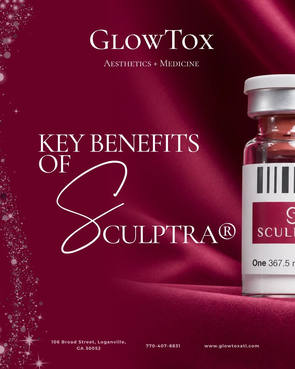 TanekaMyrelc's tweet photo. Your glow doesn’t have to come from adding more—it can come from building collagen. Sculptra® helps restore natural-looking volume, improve firmness, and enhance skin quality over time. Book your consultation today. https://t.co/JaCfb2c4yh