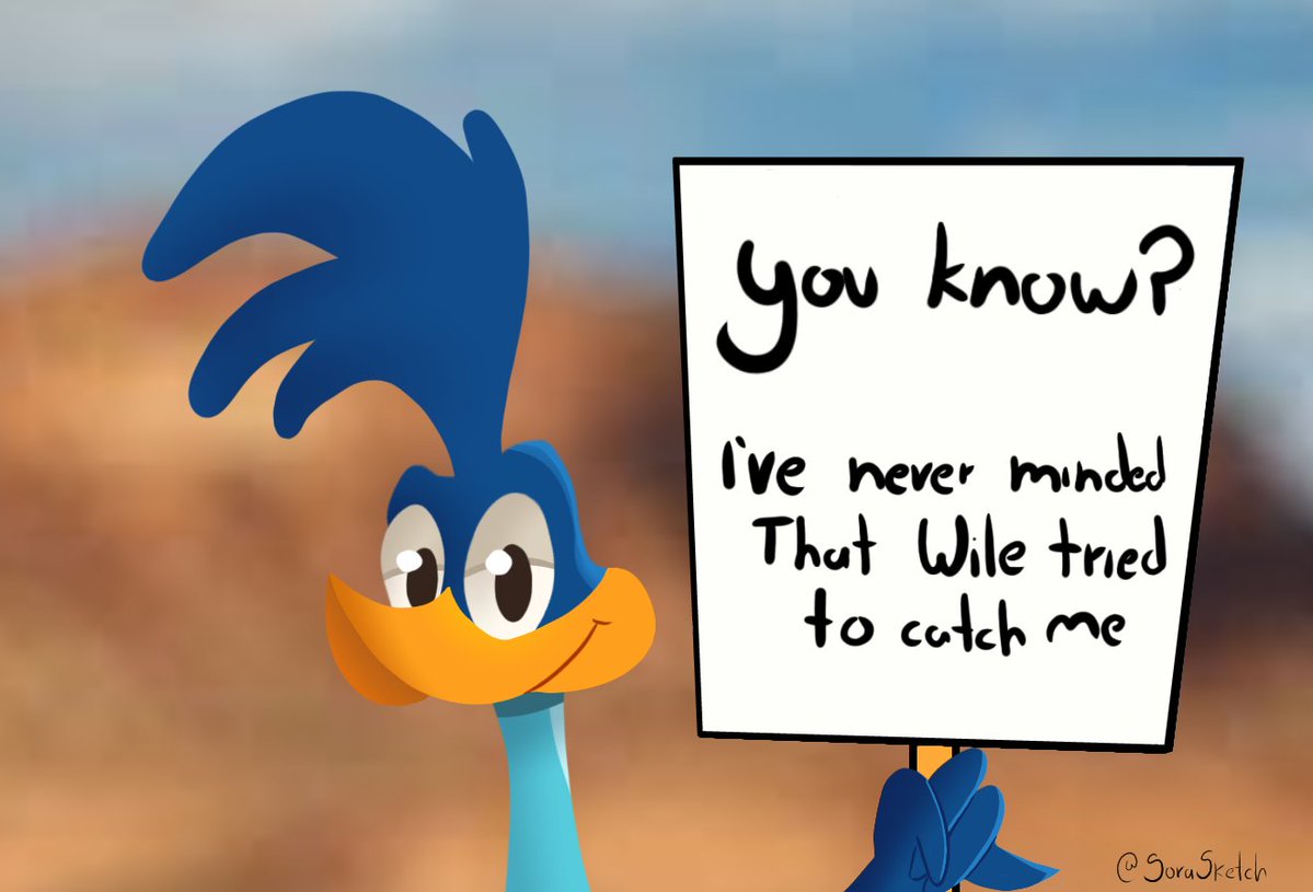 SoraSketch's tweet photo. #wilerunner #roadrunner #coyotevsacme #fanart https://t.co/ucY9LZcZF4