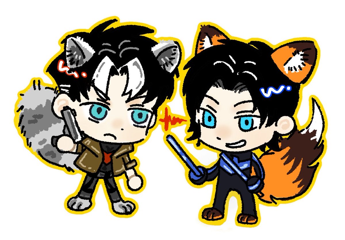 LanHeHelan's tweet photo. 🦝🦝🦊🦊
为什么emoji没有浣熊头像！
#jasontodd #dickgrayson #jaydick https://t.co/3LOuS6gOBf