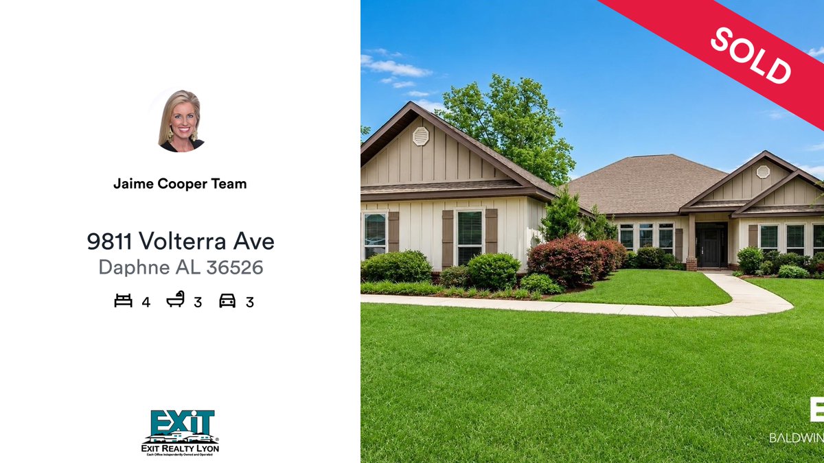 ExitRealtyLyon's tweet photo. 🛌 4 🛀 3 🚘 3
📍9811 Volterra Ave

CONGRATS on another successful sale with EXIT REALTY LYON!!!  Have a property to sell? Click on the link to connect with this fantastic agent!
https://t.co/2oRyTVrBI3 https://t.co/QiVWWkKJYz