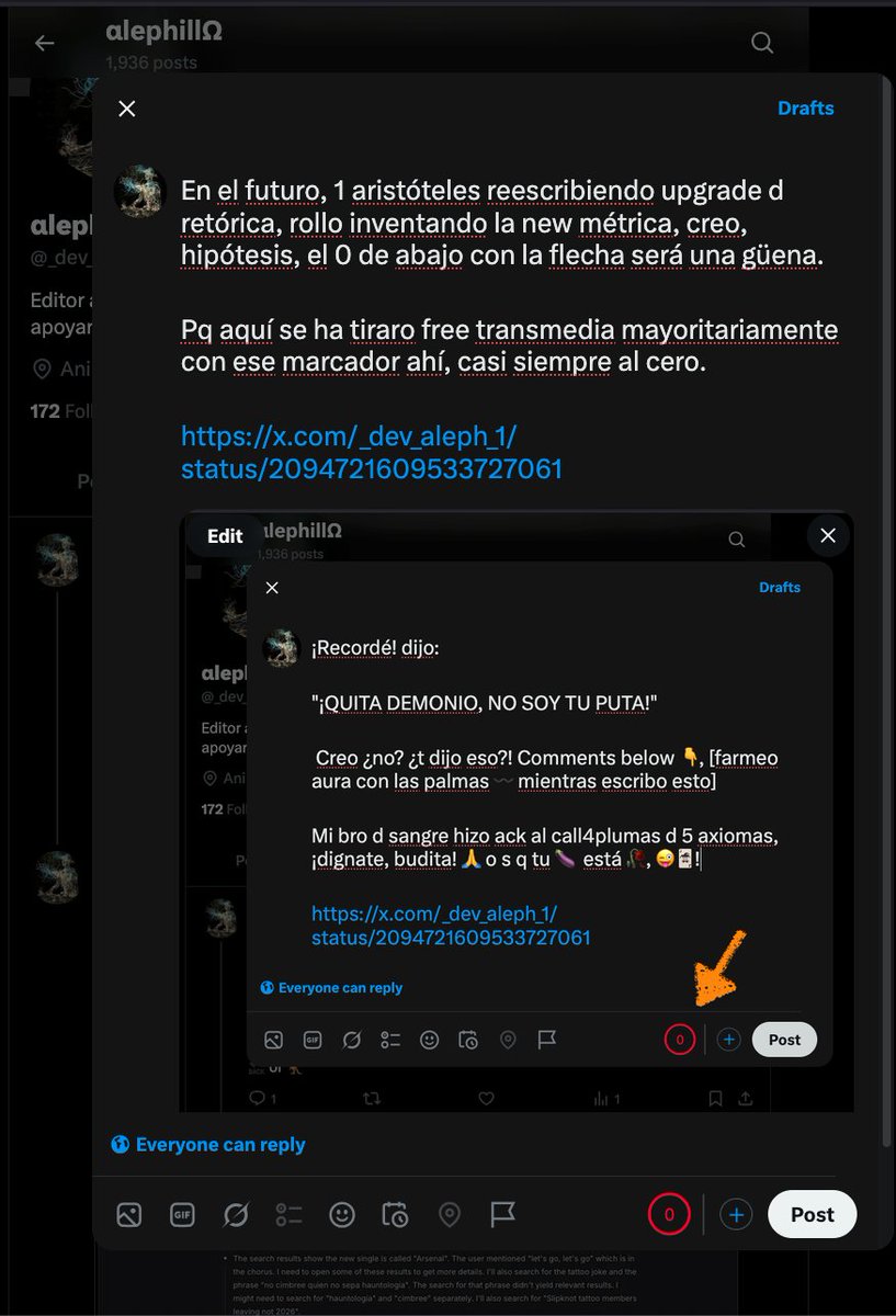 _dev_aleph_1's tweet photo. En fin. Creo que mi arte no se entiende. Pero está. La voluntad estética (recursiva, pa más señas), está.

¿Se ve? ¿Saltaste? End of this transmision.

https://t.co/xs7vnrEJ9w https://t.co/Plndrzn3fk