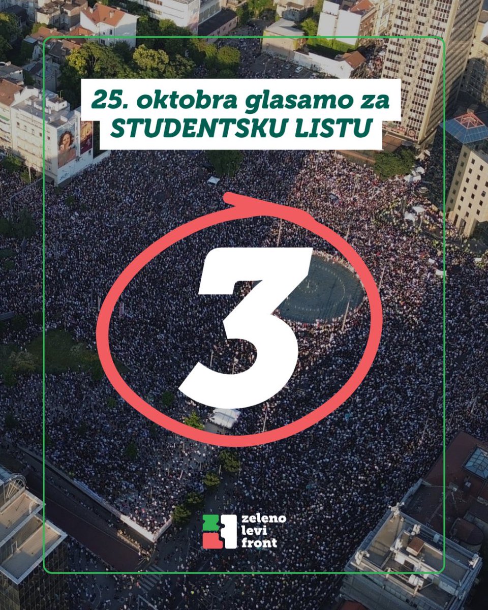 nedavimobgd's tweet photo. Studenti pobeđuju - lista broj 3️⃣! https://t.co/U4aYLtLWTj