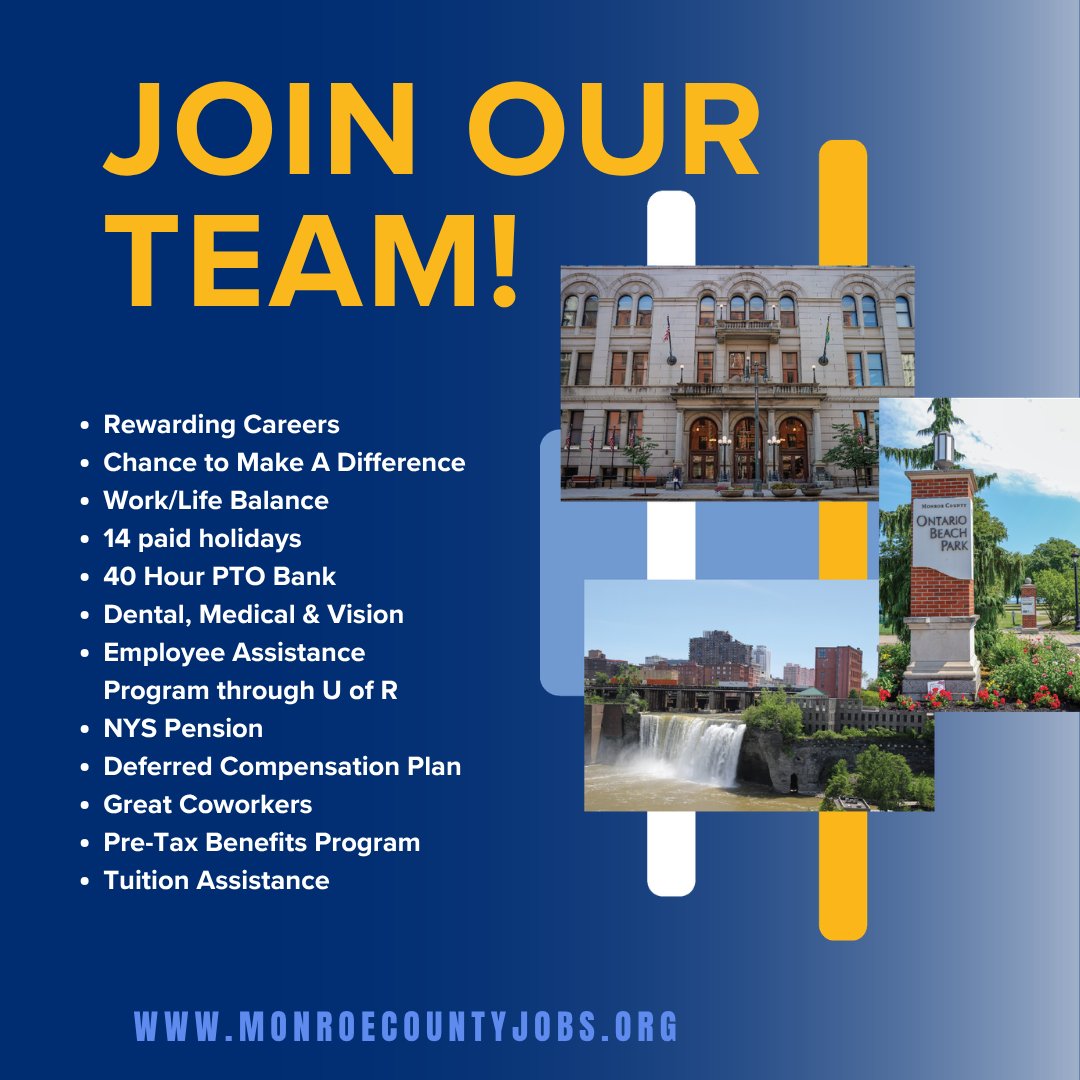 MonroeCivServ's tweet photo. Job opportunities in multiple departments!!  Check out our openings!!  https://t.co/y4Xr2D0hM3 https://t.co/mfqzLfWD3W