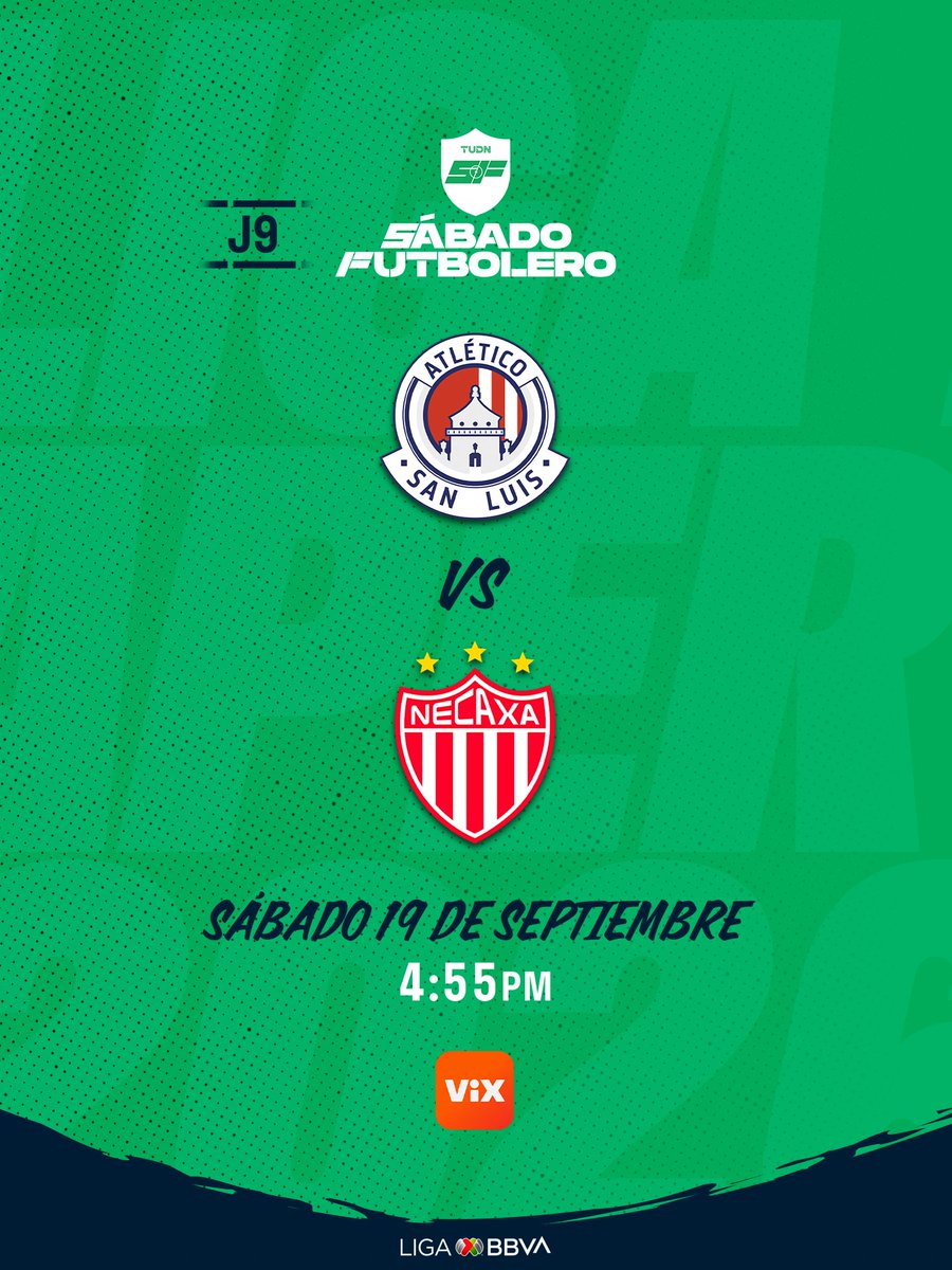 ViXDeportes's tweet photo. 🔥 Acá NO hay tregua, ambos equipos llegan con la necesidad de sumar... ¡ES SÍ o SÍ!

🔴Atlético de San Luis 🆚 Necaxa ⚡️

No te lo pierdas en el #SabadoFutbolero por @ViX 🇲🇽📲 https://t.co/WPNJfChWoN https://t.co/2H2CdnsXxT