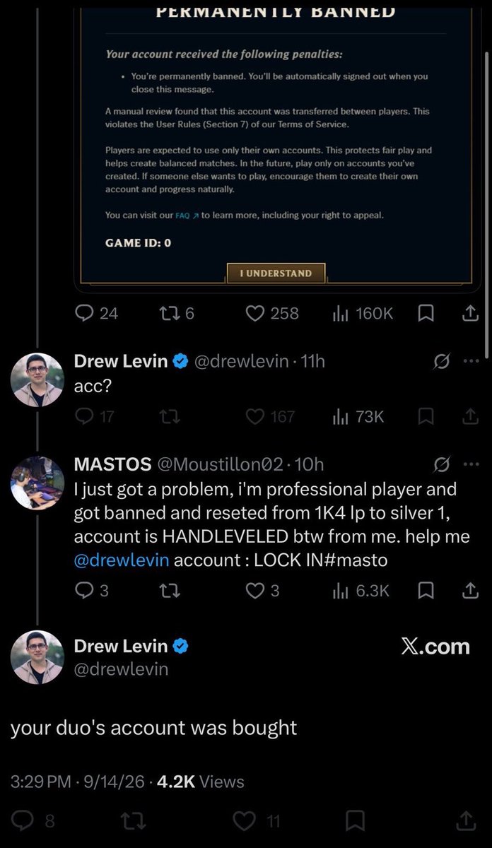 Alune55's tweet photo. Hey bro before we duo can you send me ur account history logs? Gotta make sure u didn’t buy the account https://t.co/PSNGMFBXiQ