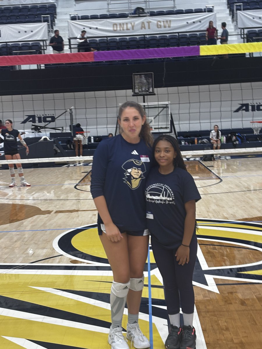 AvaBerkeley2029's tweet photo. Great time competing and learning at the George Washington University volleyball camp! 🏐 Thank you to the staff for an amazing experience. https://t.co/3lWsp50AVc