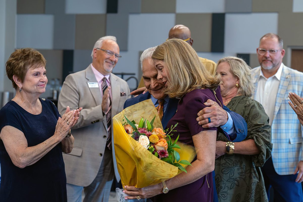 mckinneyisd's tweet photo. Thank you, Stephanie O’Dell! After 12 years of dedicated service on the McKinney ISD Board of Trustees, we celebrate and thank Mrs. O’Dell for her commitment to our students, staff, schools and community. We are grateful for the time, leadership and heart she has given to MISD! https://t.co/KUWD63iusd