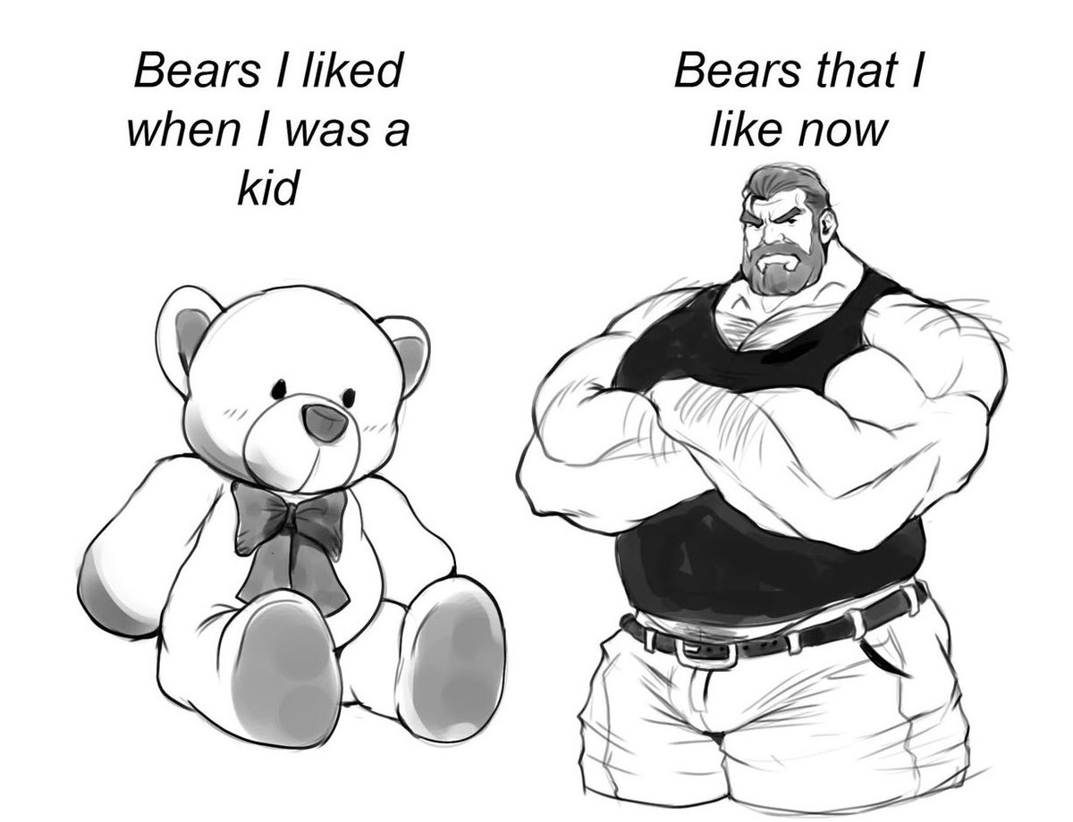 Runner_Run1's tweet photo. I love big bears now https://t.co/sWsxkXHxAW