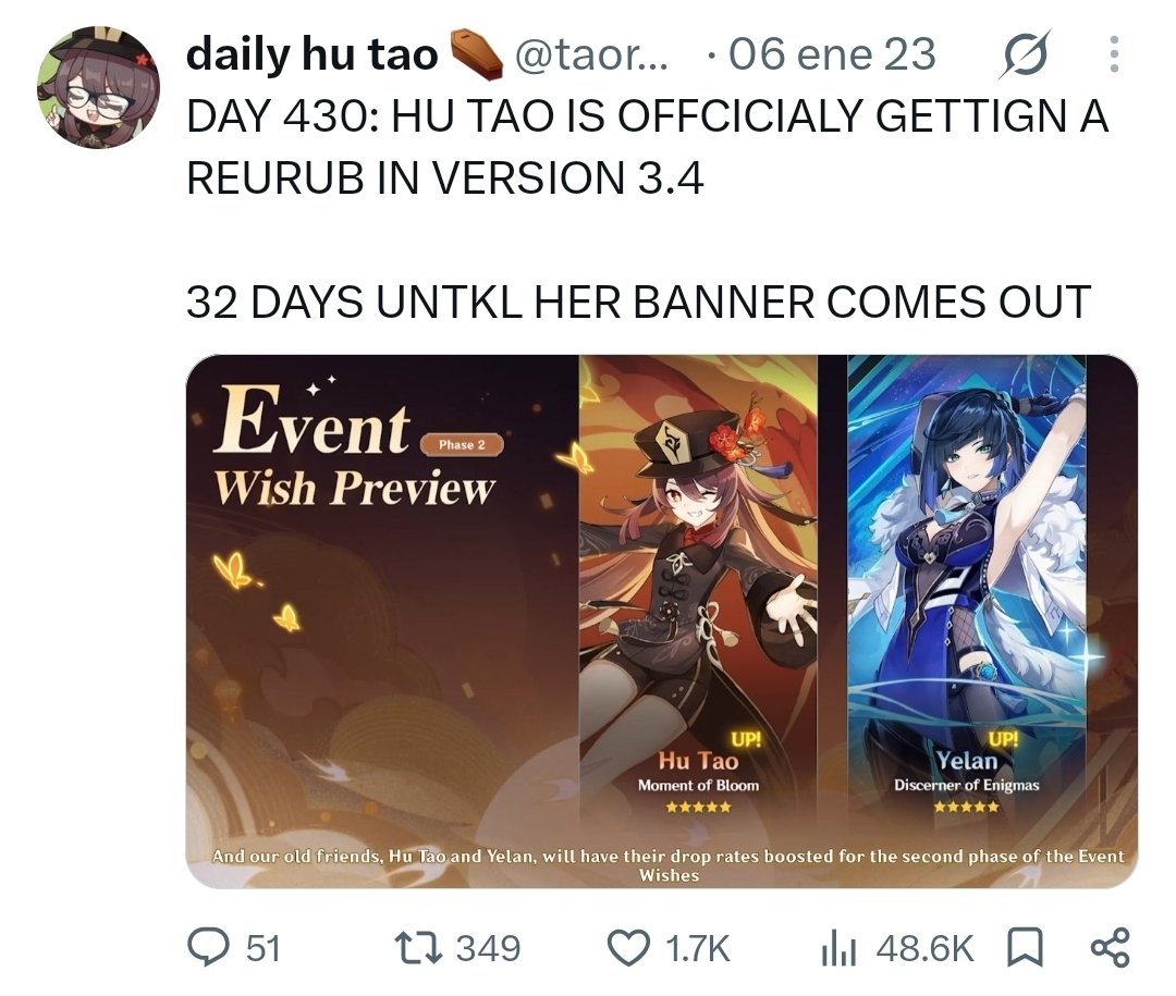 taorerunwhen's tweet photo. dang and i thought 430 days of waiting was bad 😭 https://t.co/GVA6wCa670