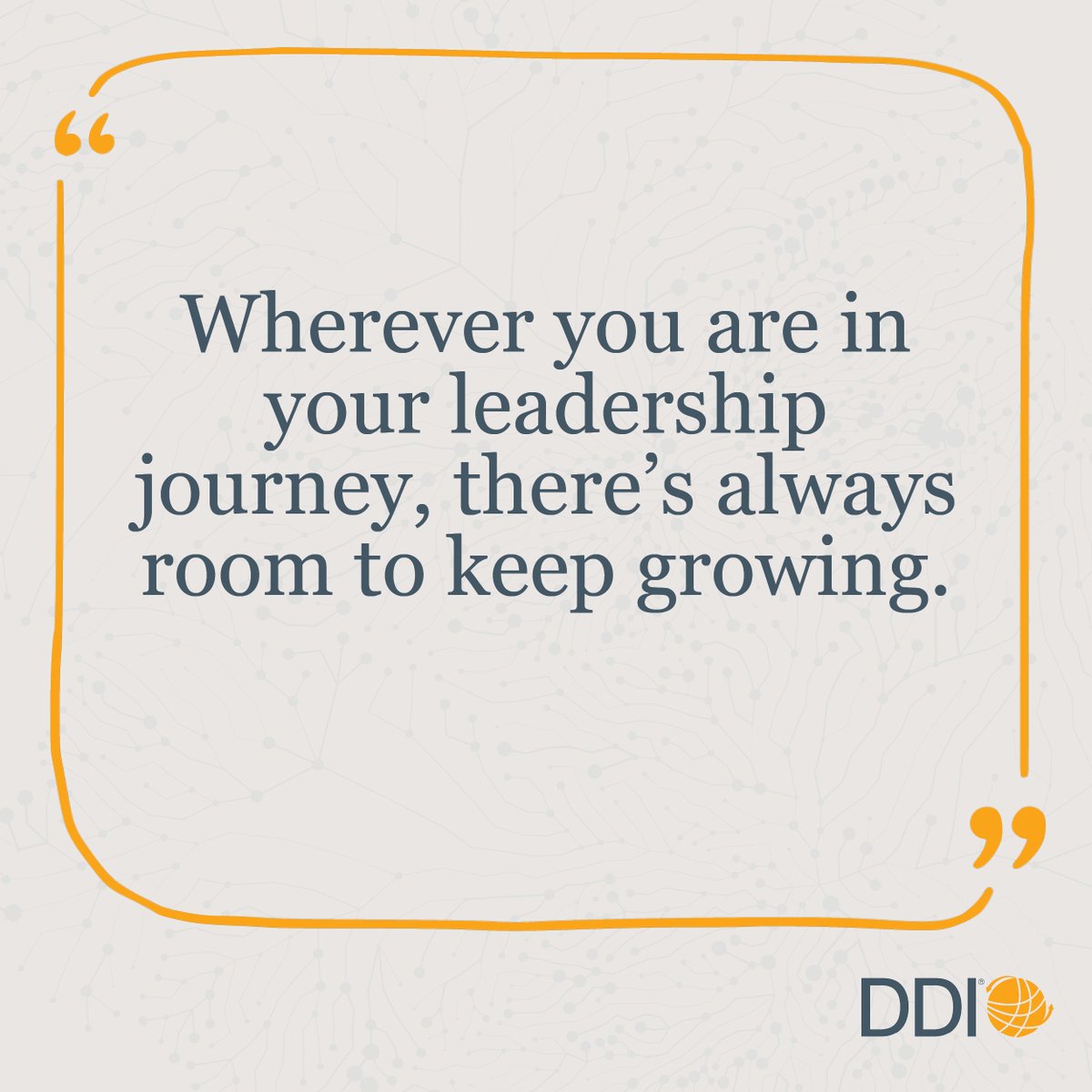 DDIworld's tweet photo. You never outgrow the opportunity to become a better leader. 🌱 

Whether you’re a first-time supervisor or a senior executive, development works best when it changes alongside your challenges. 

#LeadershipSkills #LeadershipDevelopment https://t.co/BlOacQcXYD