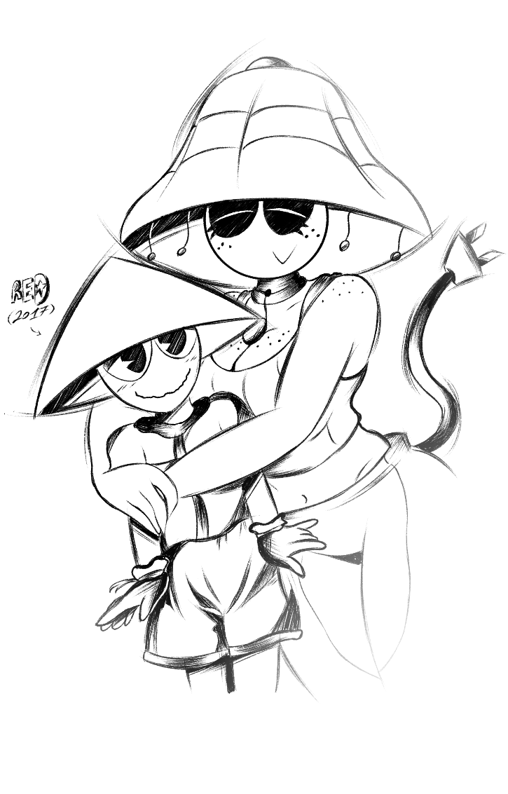 FlainStarRXL's tweet photo. @SketchFins 
Jsjsjjssj, I’ve been wanting to draw this for a long time; honestly, my 2017 version would have loved to meet you—they really do look a lot alike. I hope you liked it. Sending you a hug and best wishes.✨🍮❤
#art https://t.co/yZ26gGLsoc