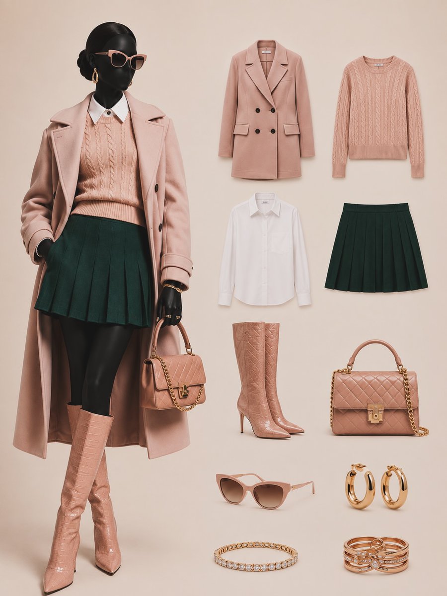ElsaCorlepi's tweet photo. Who says you need to have style to dress well? You just need the right combinations. That’s exactly why I created these outfit collages—so you no longer have to wonder what goes together in the morning. https://t.co/VKgcjDUdqQ