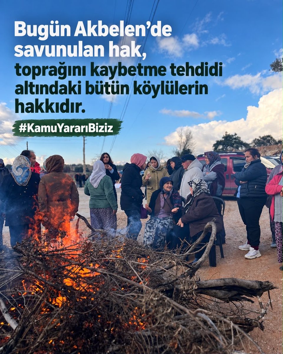 SaldaDernek's tweet photo. İkizköy’ün toprağını kömüre teslim eden acele kamulaştırma kamu yararı değil, halkın yaşam alanına müdahaledir.

679 parsel; tarım arazisi, zeytinlik, su kaynağı ve yaşam demek.

Akbelen’de köylüler direniyor:
RAZI DEĞİLİZ!

#KamuYararıBiziz https://t.co/ie03FC4eLN