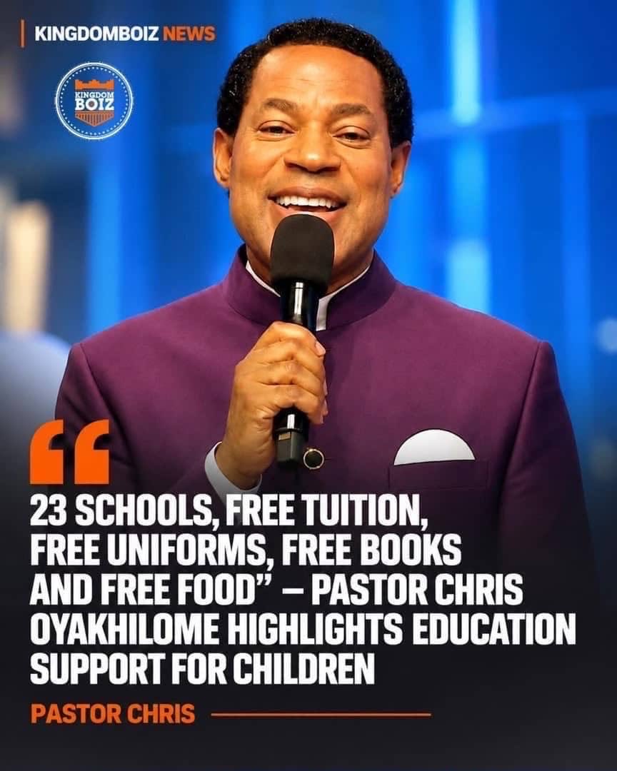 PhronesisRuth's tweet photo. If you can’t afford your kids school fees, look for any Christ Embassy School ( Inner City School); enroll/ admit your kids….

Free food, free books, free medicals, free uniforms etc all free within Nigeria and other countries. https://t.co/YHViGQ0l4B