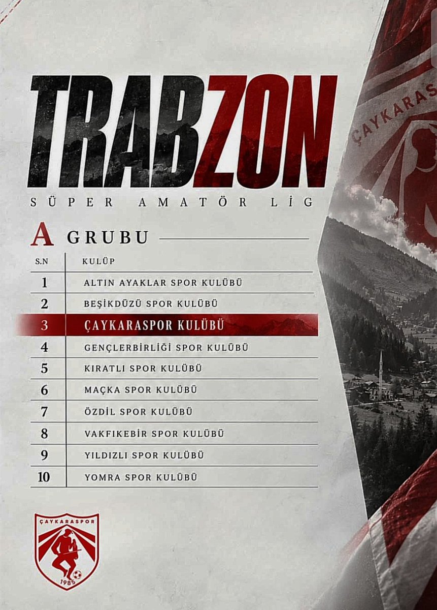caykara1985's tweet photo. Trabzon Süper Amatör Ligi Başlıyor!

Çaykaraspor'umuz İlk Maçı  Maçkaspor ile Çaykara İlçe Stadyumunda Oynayacak 

Çok Özlediğimiz Çaykaraspor'umuza Kavuşuyoruzz ❤🤍⚡ https://t.co/2R2r2EOnA0
