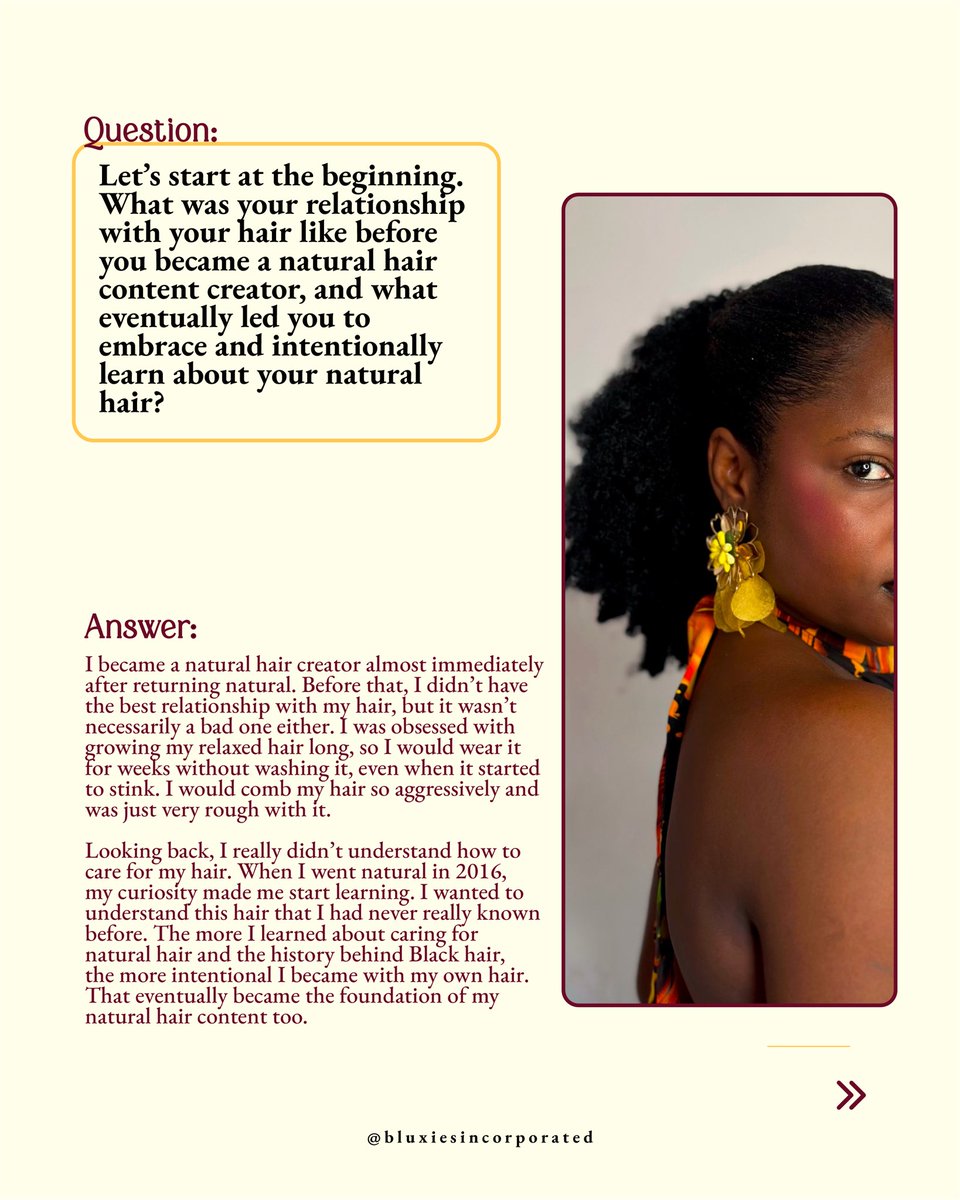 BluxiesInc's tweet photo. Our hair is more than hair.

For many Black and African women, it is intertwined with identity, self-perception, culture, beauty and how we are positioned in the world. https://t.co/q3Ye2Dgwzq