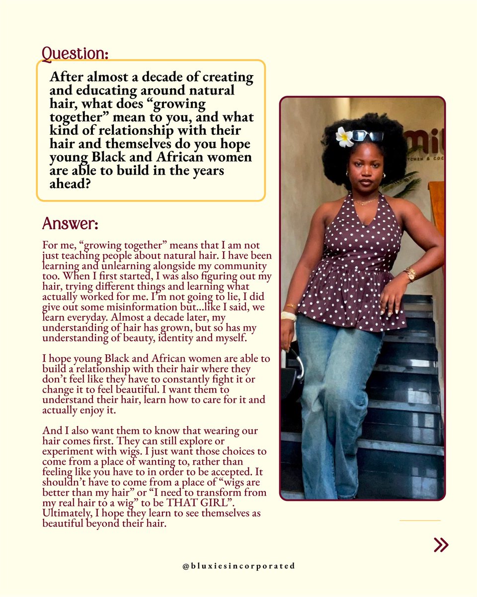 BluxiesInc's tweet photo. Because holistic empowerment also means being able to see, understand and embrace yourself beyond the standards the world places on you.
Read the full interview. 🩷 https://t.co/vn4mHAzo90
