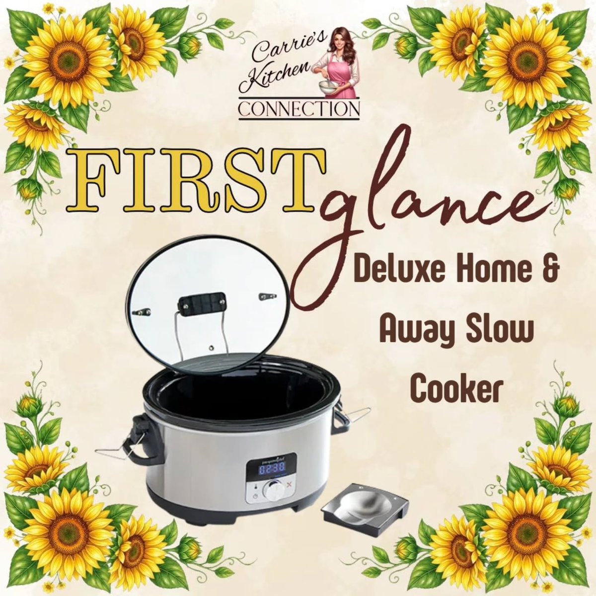 AlthaEichofd's tweet photo. NEW! Deluxe Home &amp; Away Slow Cooker

Busy day? Different dinner times? This slow cooker does the work for you. Add ingredients, choose Low or High, and it automatically switches to Keep Warm when cooking is done. With a locking lid and two handles, https://t.co/S0QFVWvCwp