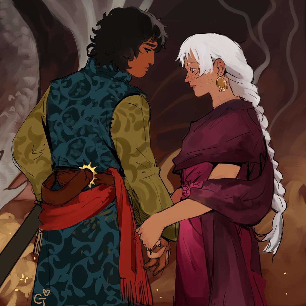 Cj_KhalifP's tweet photo. Dany and Quentyn Martell KOFI REQUEST! <3 https://t.co/nMl11HH4cB