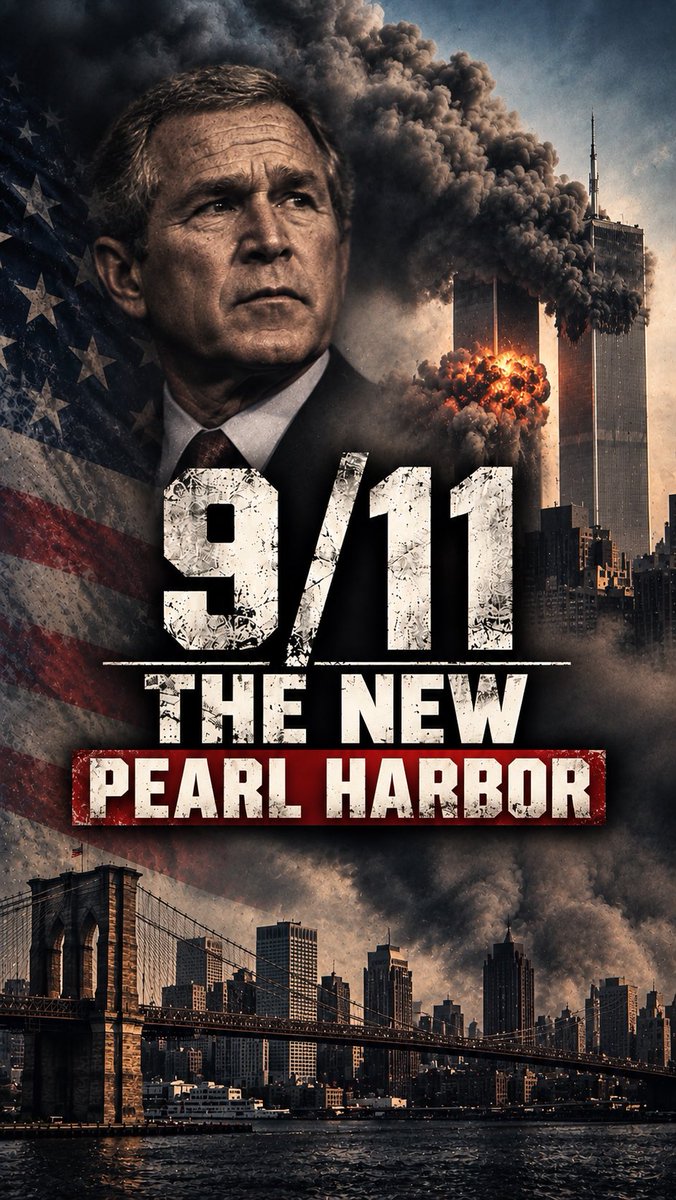 Iwendtster's tweet photo. 9/11 was described as the “New Pearl Harbor”. 

Makes sense when you put the pieces together… Especially the ones regarding Bush.

But I’m just a conspiracy theorist. https://t.co/N2mncbizfd
