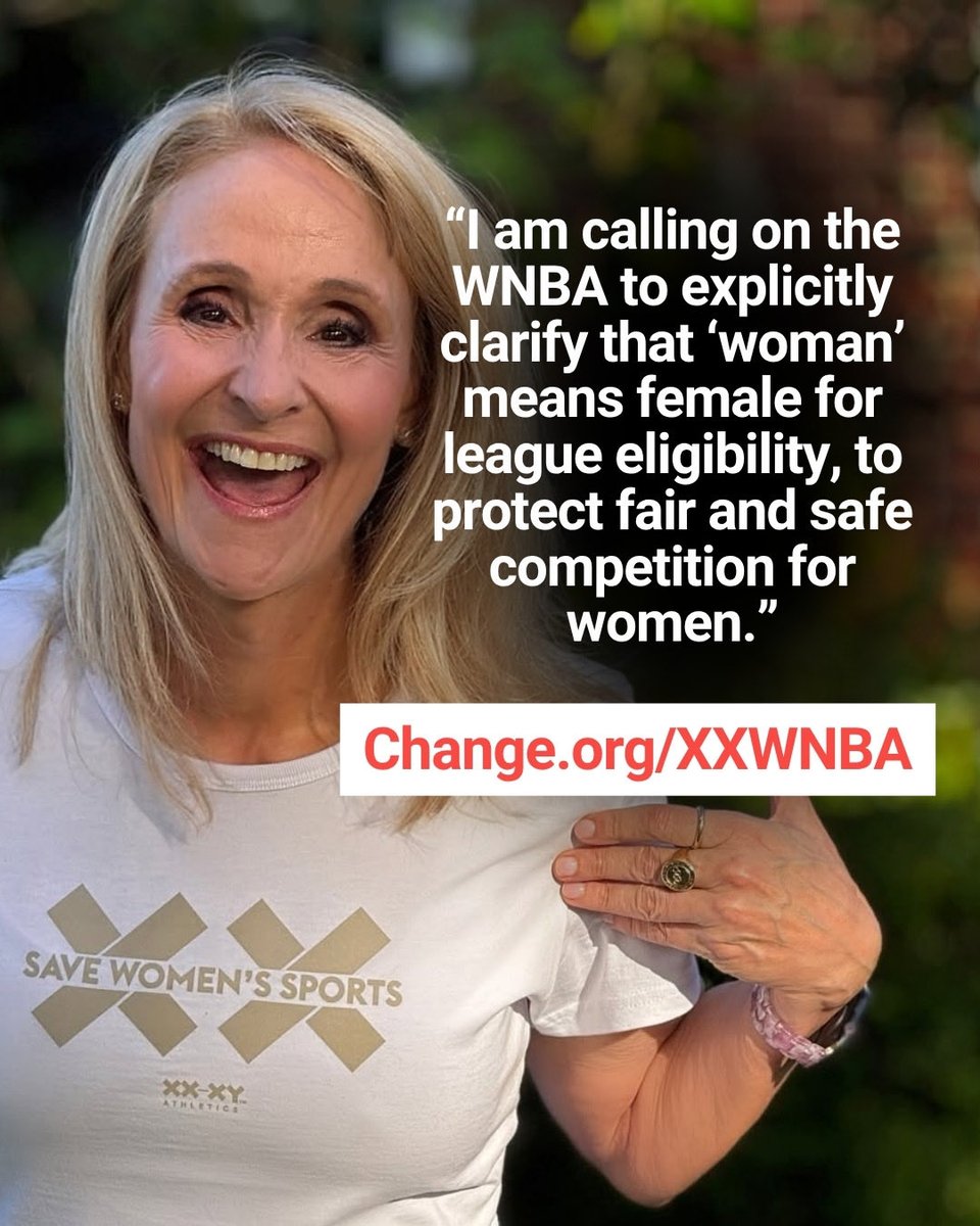 Hogshead3Au's tweet photo. Why is an actress’s nude ad for gambling a bigger scandal to some than the systematic exclusion of biological females from their own sport? The @WNBA’s silence on eligibility is deafening. We need clear rules that prioritize women.

Join us: https://t.co/MPbxdi3Nhw #WomensSports https://t.co/88ItfOLWZ4