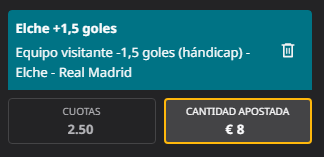 PaloteTips's tweet photo. 💣 HOY EL RIESGO ES CERO

Winamax sube al Madrid a 2.00 y cubrimos el otro lado en Betfair.

➡️ Winamax — Supercuota — 10€
➡️ Betfair — Elche +1.5 — 8€

🤑 +2€ LIMPIOS Y ASEGURADOS.

El Telegram está en mi perfil 👀 https://t.co/mr9SHA4g5C