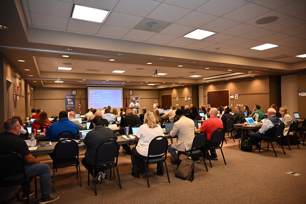 MASALeaders's tweet photo. Welcome back to the MCSA School Finance Academy for New School Leaders! Today, new supts and school finance professionals returned for Session 2, diving into debt service &amp; bond issues, ASBR review, the Accounting Manual, state funding, &amp; more. 

#SchoolFinance #MCSA #MoASBO https://t.co/jDhNRRm7Xx