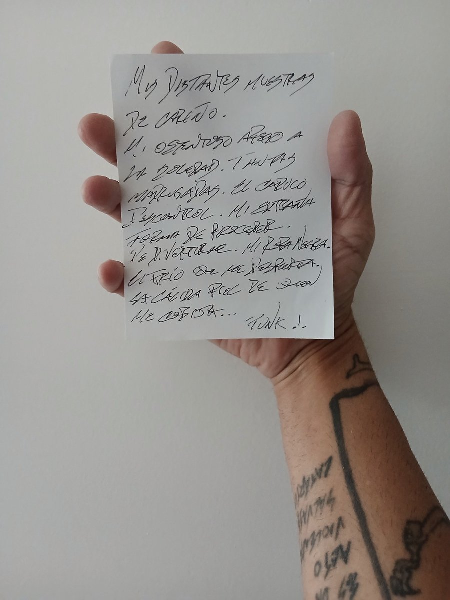 WesleySaiz's tweet photo. "De mi ostentoso apego a la soledad..."

DE LA "BITÁCORA DEL NAUFRAGIO"

(O LA NECEDAD -Y EL AFERRE- DEL SOBREVIVIENTE)

DE BESOS Y MADRAZOS. 

PUNK 🔥 🖤 ⚡️ https://t.co/MzarLoZxmy