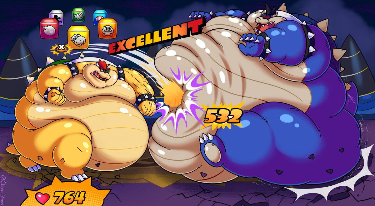 Dark_Cacao_Bean's tweet photo. First and last Bowser Day illustration I was able to make lmao 😭 https://t.co/x1YYBVuAiC