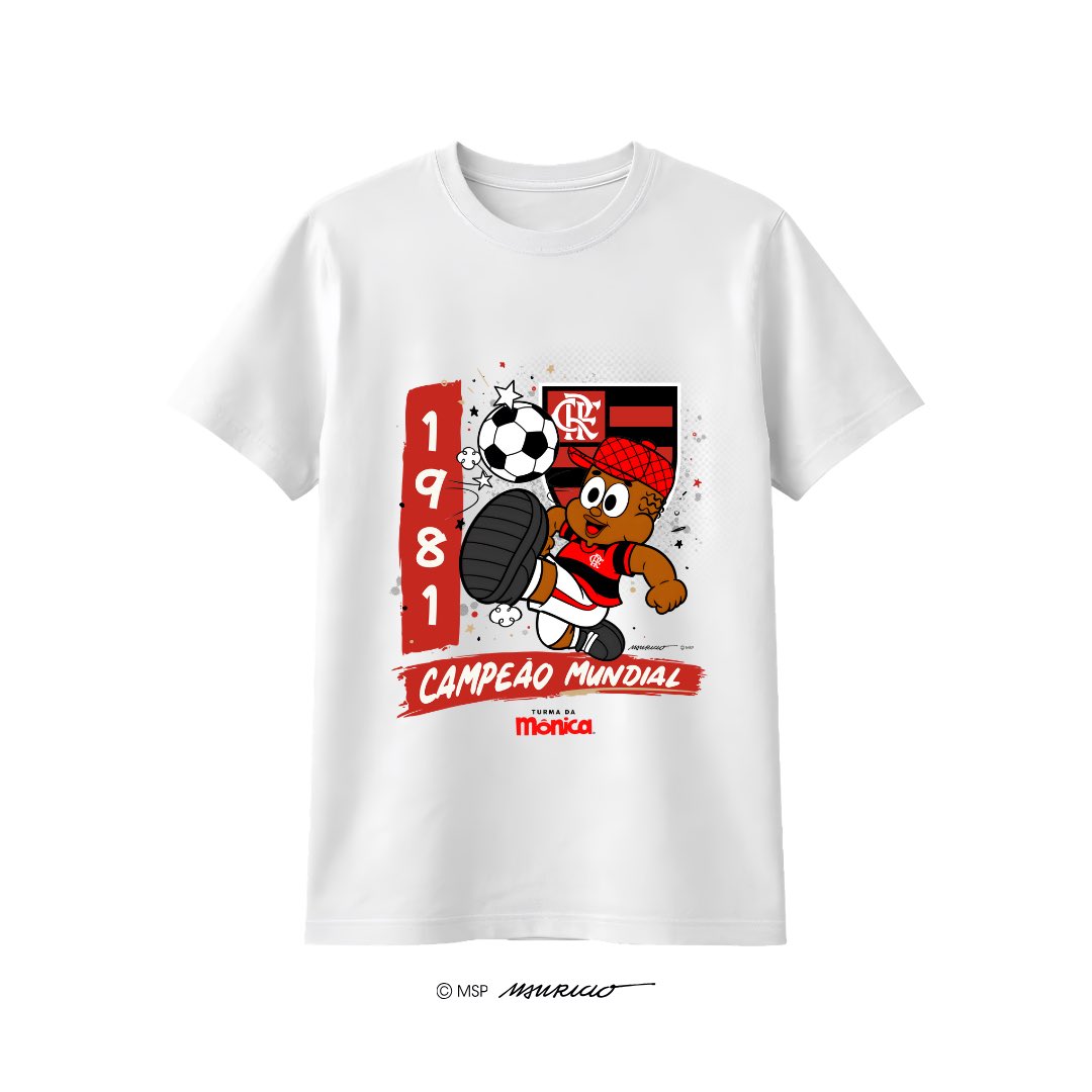 soidolosoficial's tweet photo. Jeremias chega ao universo rubro-negro na celebração dos 90 anos de Mauricio de Sousa! ❤️🖤

Uma coleção especial une a força da Nação à criatividade da MSP Estúdios e da Só Ídolos.

Lançamento domingo (20), no Maracanã! 🔴⚫ @Flamengo 
#Jeremias #Flamengo #SoIdolos https://t.co/xC37PBKOf9