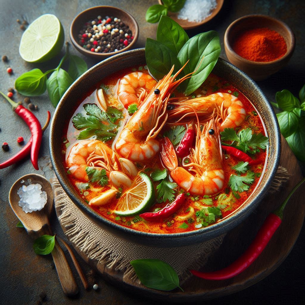tinyw894181's tweet photo. Craving authentic Tom Yum Goong tonight! Spicy, sour Thai soup packed with plump shrimp and fresh lemongrass – pure flavor bliss in a bowl , https://t.co/Bq3lc2PkFR