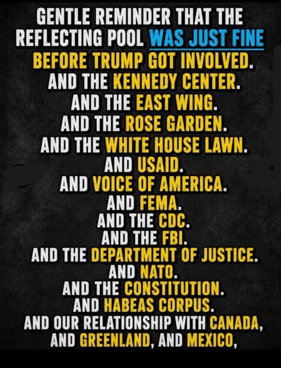 bmw4716's tweet photo. @KwikWarren Never before in the history of this country has there been a president and his cabinet seeking ways to actively destroy it's own democracy, turn longstanding allies around the world into adversaries all while he praises rogue regimes and steals from the american ppl. #THISisTrump https://t.co/dc8xPjVHyz