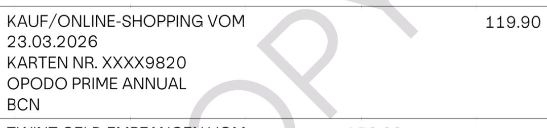 Amadeo717441745's tweet photo. @Opodo @eDreams Unauthorized charge! You illegally debited CHF 119.90 on 23.03.2026 for an unwanted Prime renewal. Refund my money immediately or face formal escalation with Swiss consumer protection (Stiftung für Konsumentenschutz). Fix this now! #Opodo" https://t.co/M0CXzn5QWy