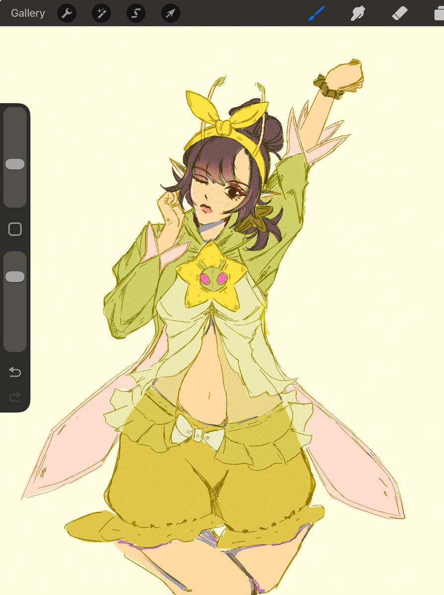 Iosersexual's tweet photo. mantis wip i gave up on </3 https://t.co/wnuaq6Wfqf