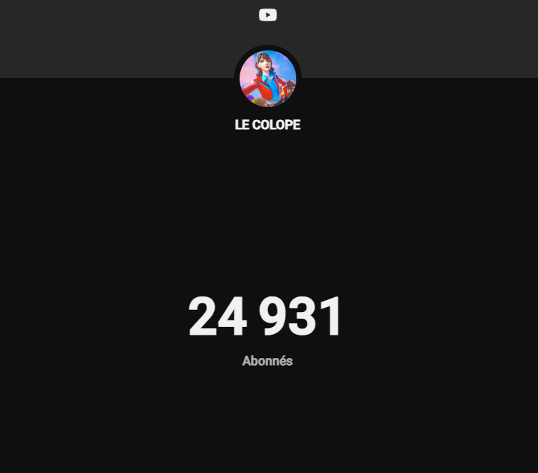 LeColope's tweet photo. Un mois bloquer à ce nombre d'aonnés es que j'aurais vraiment les 25k abonnés un jour... 🤔 https://t.co/DqDaNGp4Qj