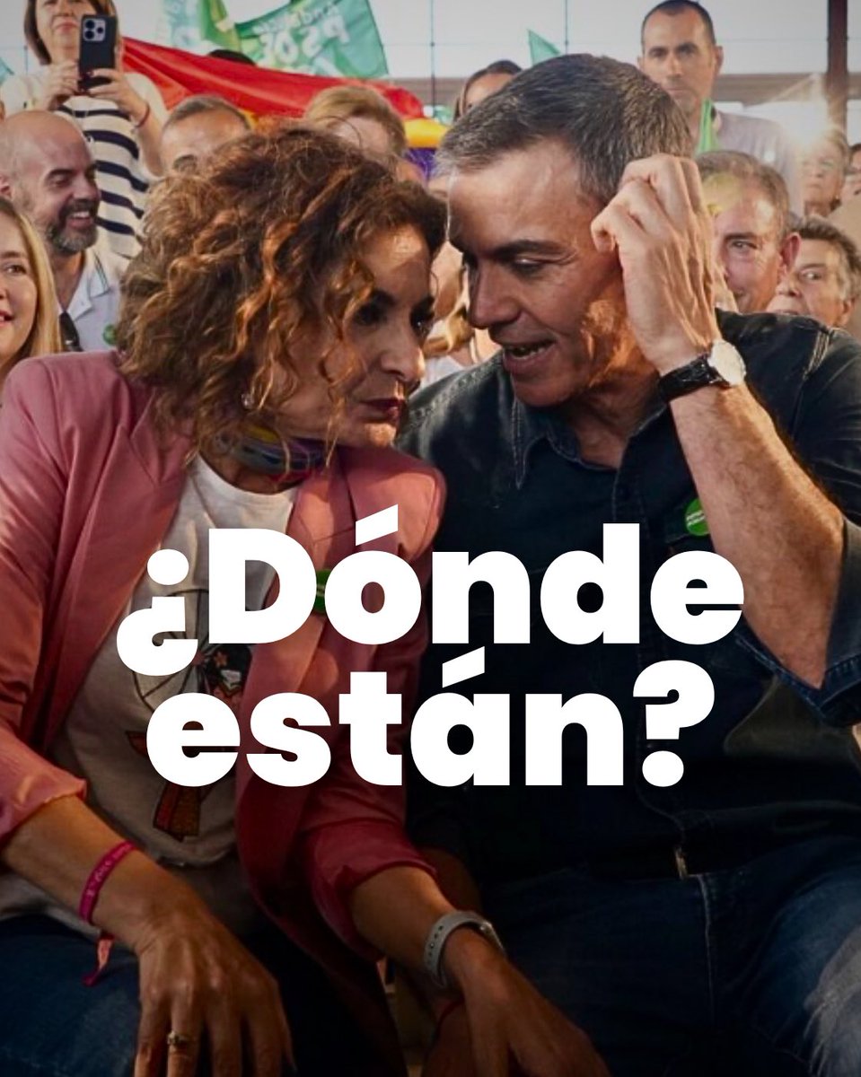 ppandaluz's tweet photo. ¿Dónde están cuando tienen que proteger a los españoles?

🔁 Compártelo si tú sigues esperando explicaciones de Sánchez y Montero. https://t.co/GCZZSKHvWq