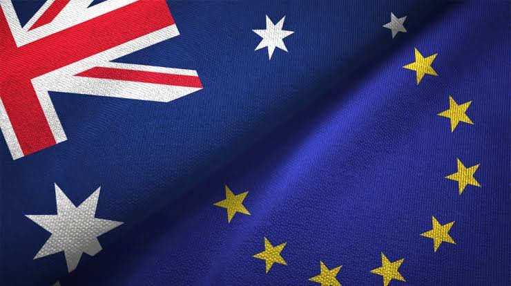 other_europe's tweet photo. 🇪🇺🇦🇺 Australia declares it is “on the same page” as Canada as both countries seek deeper ties with the European Union. https://t.co/5F075i6Pbp