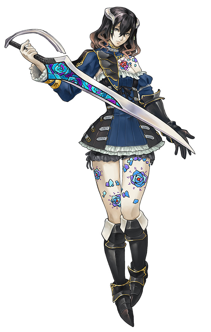 creativeuncut's tweet photo. Miriam character designs from Bloodstained: Ritual of the Night. 

More art from the game: https://t.co/Ajp1IqkMLb https://t.co/BAq0nIQXFf
