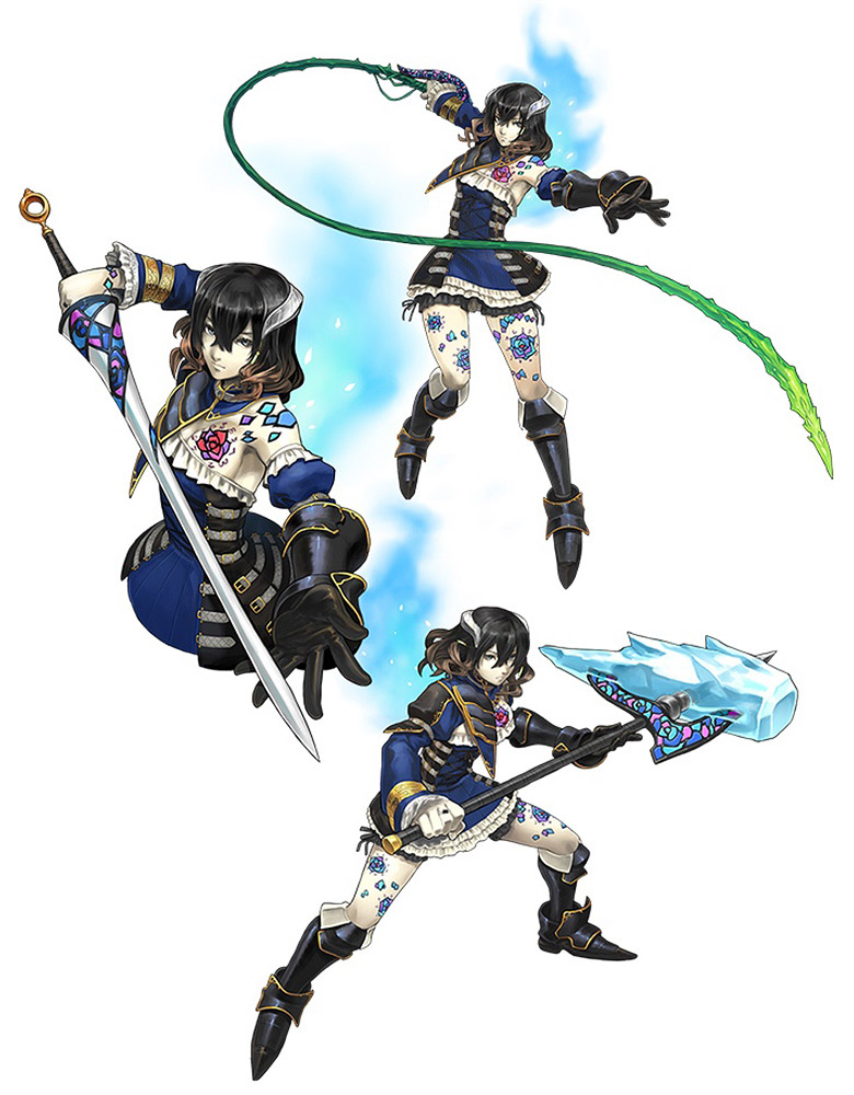 creativeuncut's tweet photo. Miriam character designs from Bloodstained: Ritual of the Night. 

More art from the game: https://t.co/Ajp1IqkMLb https://t.co/BAq0nIQXFf