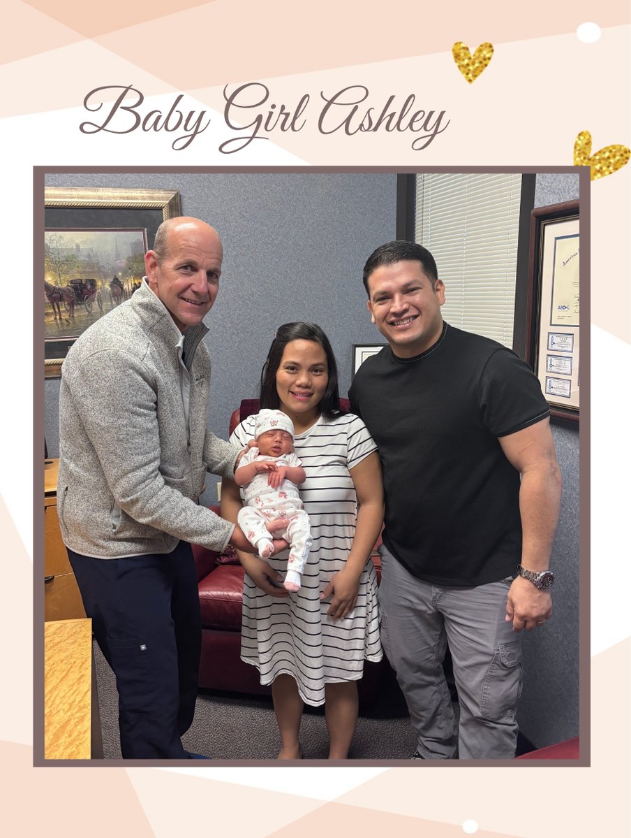 DrJosephLeveno's tweet photo. ๐๐ถ Congratulations, it's a baby girl! Here is Dr. Leveno with baby girl Ashley, mom Lucely, and dad Julio. ๐๐ถ
#itsagirl #baby #delivery #congratulations #leveno #obgyn #levenoobgyn #obsetrics #gyencology #plano #texas https://t.co/bzCxKMytlQ