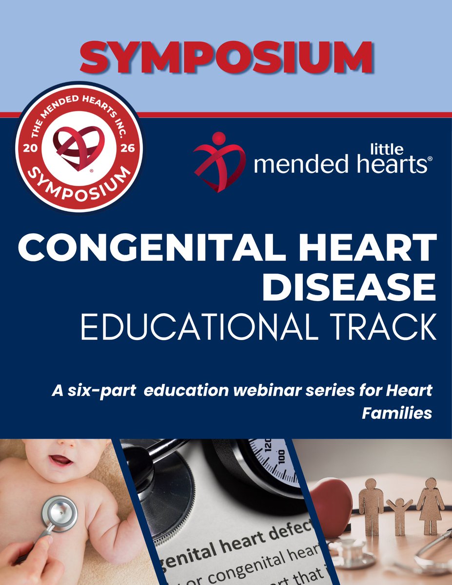 MLH_CHD's tweet photo. Register today: MHI's first-ever virtual symposium features The Mended Little Hearts track, a 6-part Congenital Heart Disease education webinar series designed for Heart Families.

Join us October 2nd-3rd for the virtual symposium. Register here: https://t.co/tsLIqR5jgb https://t.co/EzBtjZAHv9