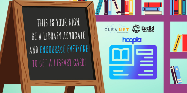 EuclidLibrary's tweet photo. What is the hottest accessory this month? An EPL library card with Hoopla as an add on. Sign up for our #librarycard and get access to top movies, shows, music, eBooks and more for FREE! https://t.co/KFx28B0p6f
#OurEuclid https://t.co/AJzJaqgnvj