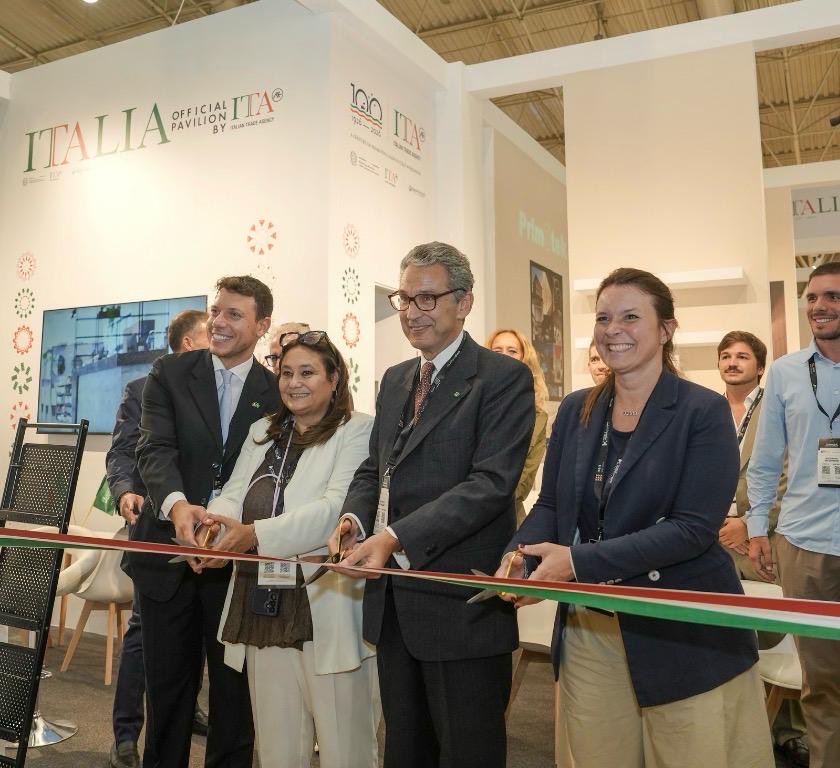ItalyinKSA's tweet photo. Amb. Baldocci inaugurated the Italian Pavilion curated by @ITAtradeagency at INDEX Saudi where Italy is ranking first in terms of international participation showcasing its excellence, technology &amp; know how 🇸🇦🤝🇮🇹 https://t.co/KAUQLCasHk